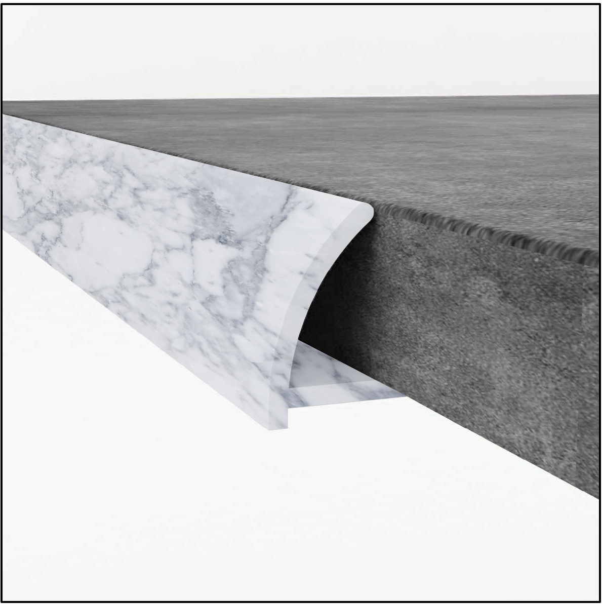 Pvc Ledge PVC Round Edge - Sure Strip